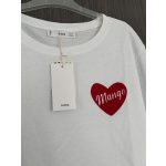 Mango szivecskés női póló - S (ÚJ)