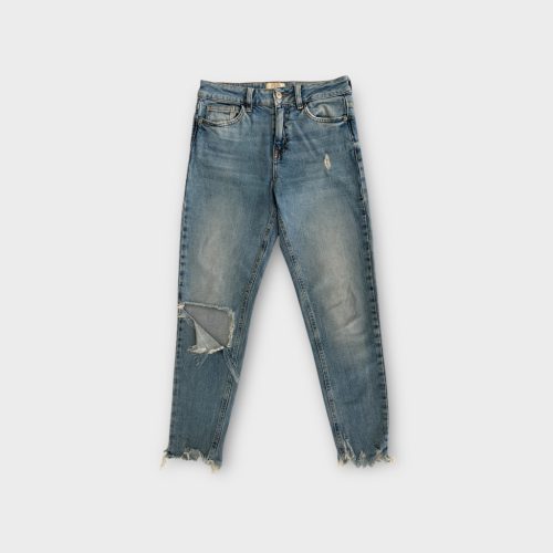 F&F szaggatott női farmernadrág - S