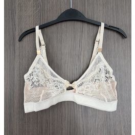 Elle testszínű csipke melltartó - S