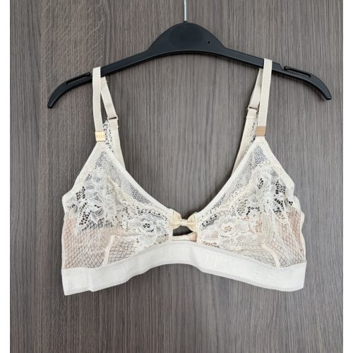 Elle testszínű csipke melltartó - S