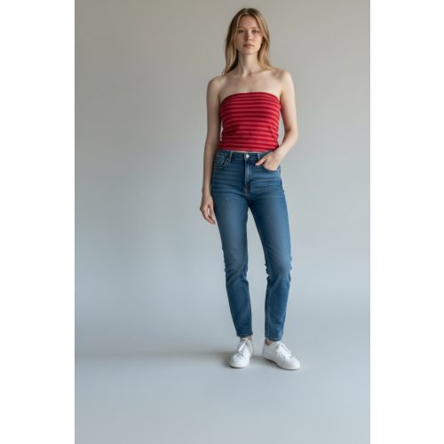 Zara csíkos csőtop - S-M