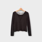 H&M finomkötött felső - L
