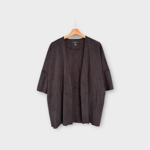 Amisu női művelúr kabátka - XL