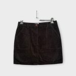 Papaya kordbársony szoknya - XXL