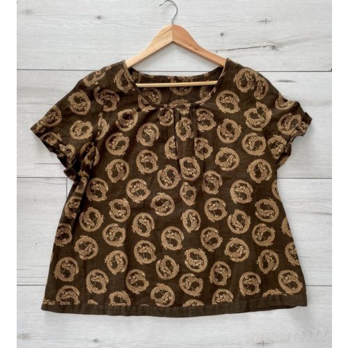 Mintás női blúz - XXL