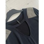 Stradivarius sötétszürke női felső - S