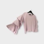 Reserved fodros ujjú női felső - S