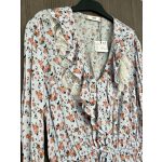 Mango virágos női blúz - S (ÚJ)