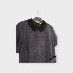 George kockás női ruha - M