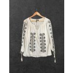 Mango hímzett női blúz - M