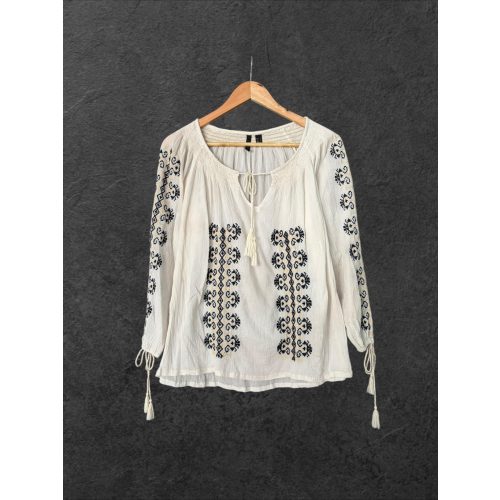 Mango hímzett női blúz - M
