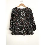 Reserved virágos női blúz - 34