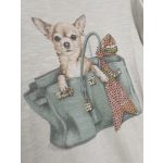 Kiskutyás női póló - M