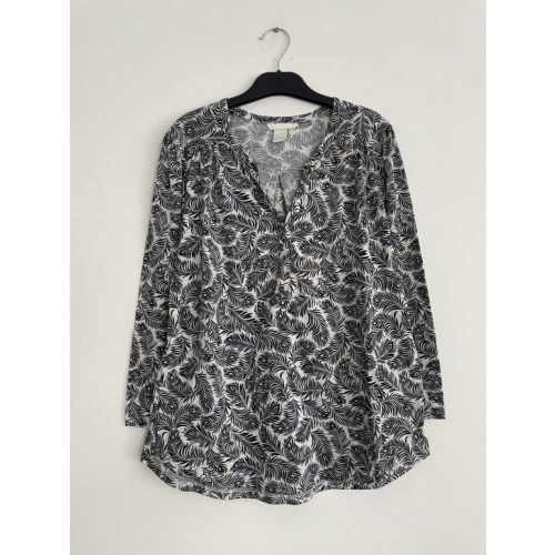 H&M levélmintás női felső - S
