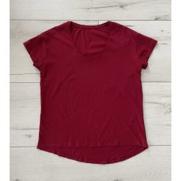 Bordó női póló - S