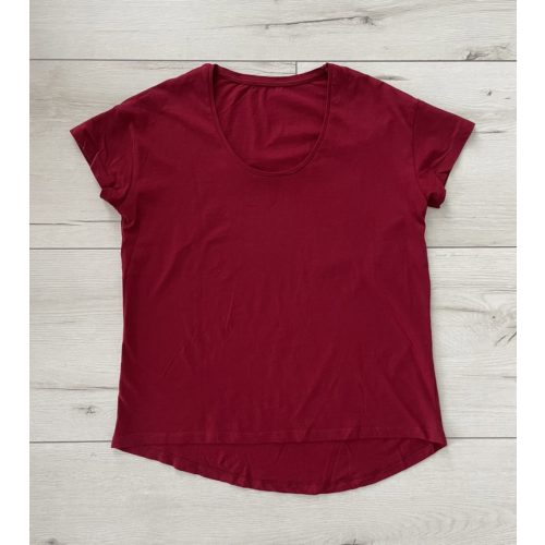 Bordó női póló - S