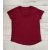 Bordó női póló - S