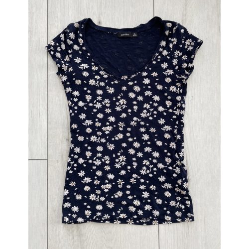 Bershka virágos női póló - XS