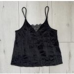 Stradivarius női bársony felső - M