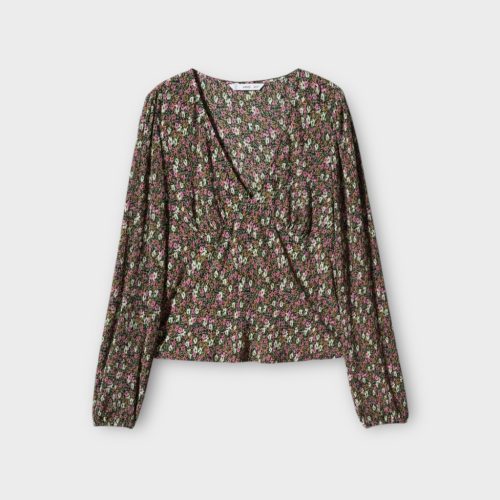 Mango virágos női blúz - XS (ÚJ)