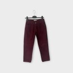 Pull&Bear bordó női kordbársony nadrág - XS