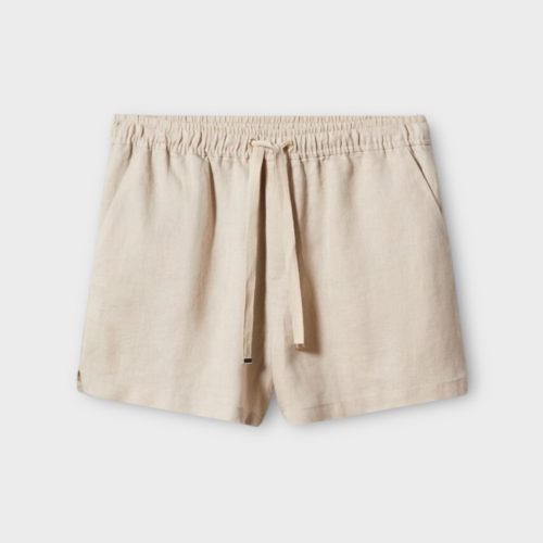 Mango női len rövidnadrág - 4XL (ÚJ)