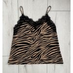 Amisu tigris csíkos női top - M