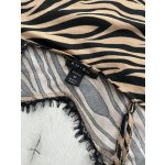 Amisu tigris csíkos női top - M