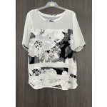 Next két anyagú női felső - S