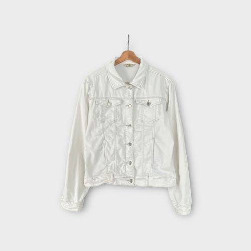 Moongirl fehér női farmerdzseki - L