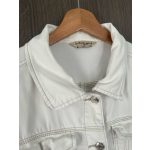 Moongirl fehér női farmerdzseki - L