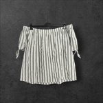 Tu csíkos női felső - XXL