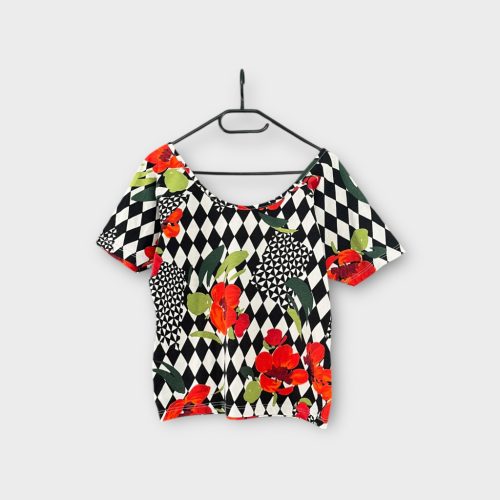 Mintás női póló - L