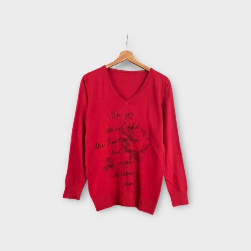 Finomkötött női pulóver - S