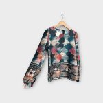 New Collection mintás női blúz - M (ÚJ)