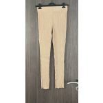 Bordázott anyagú női leggings - XL