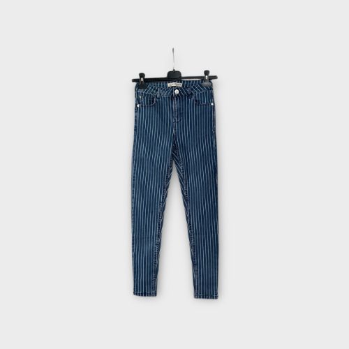 Denim Co. csíkos női farmernadrág - XS