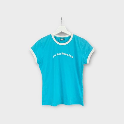 Feliratos női póló - L