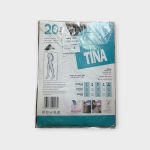 Lady Tina 20 DEN-es fekete női harisnya - L (ÚJ)