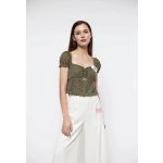 Jennyfer virágos női felső - M (ÚJ)