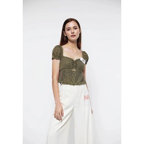 Jennyfer virágos női felső - M (ÚJ)