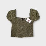 Jennyfer virágos női felső - M (ÚJ)