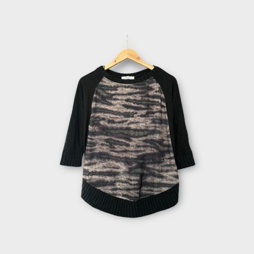 Zara két anyagú női felső - S