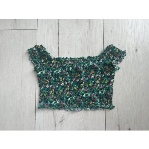 Virágos női top - XS