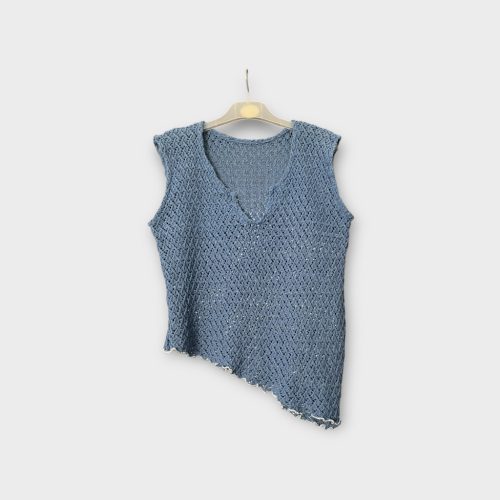 Asszimetrikus női mellény - M