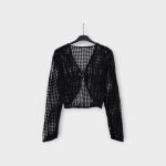 Lazán kötött női kardigán - S