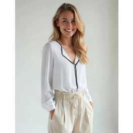 Mango női fehér blúz - S
