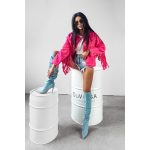 Olavoga pink farmerdzseki - S (ÚJ)