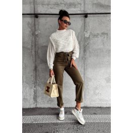 Olavoga khaki farmernadrág - XS (ÚJ)
