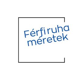 Férfi Ruha Méretek